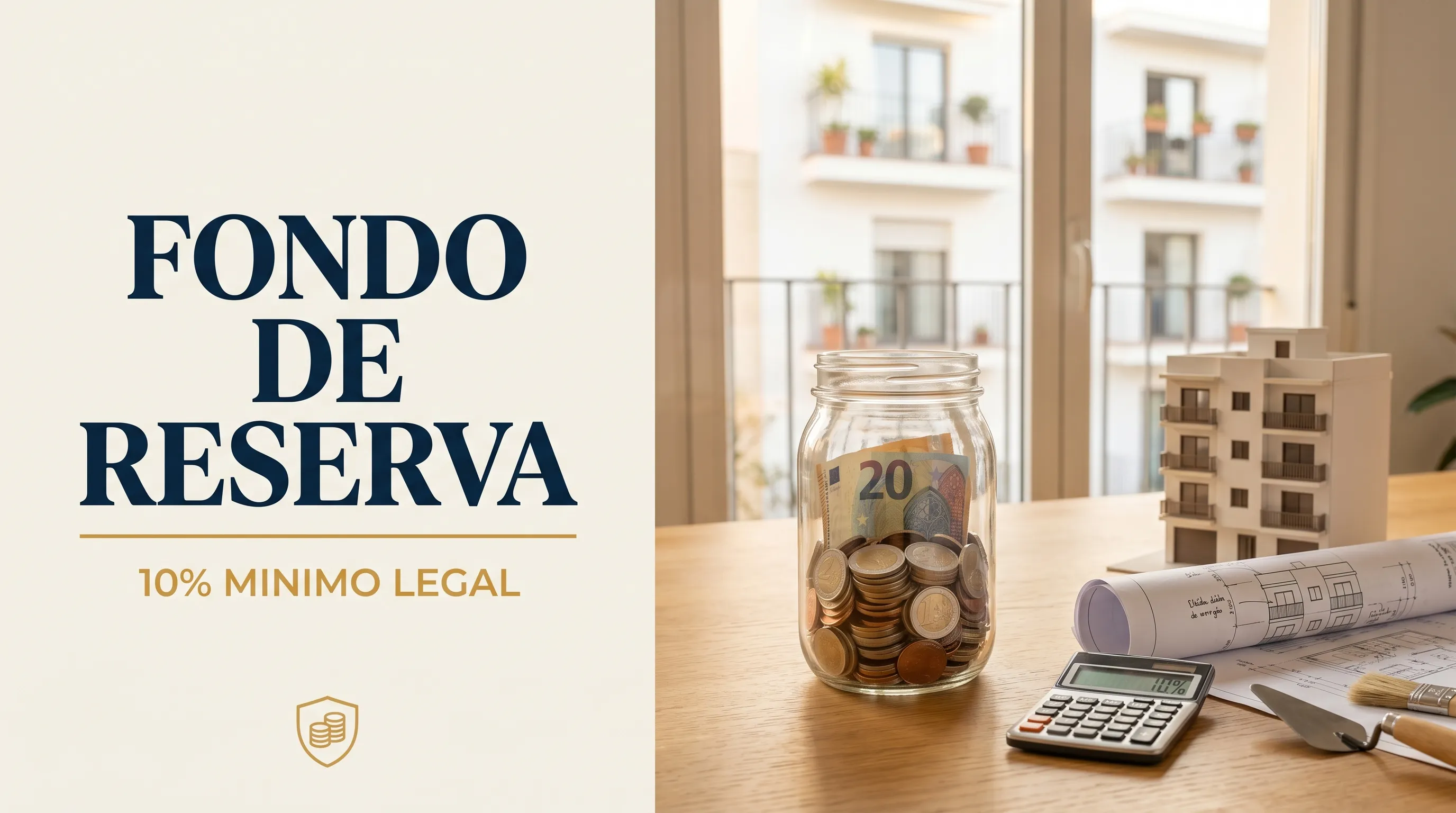 Fondo de reserva de una comunidad de vecinos para obras de conservación del edificio